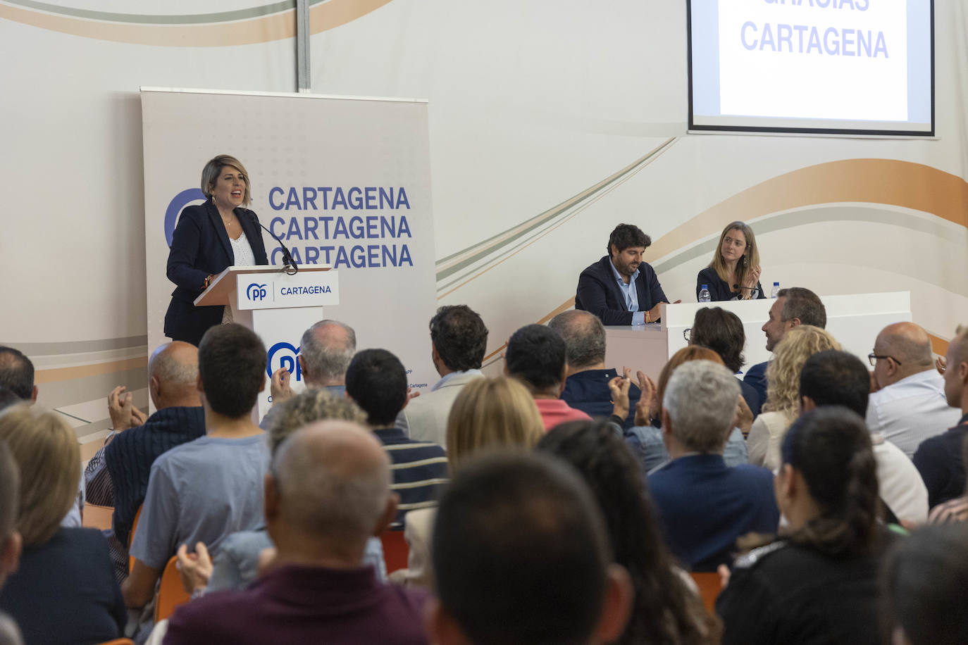 Las imágenes de la junta del PP en Cartagena