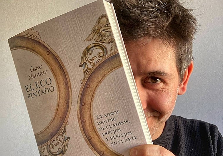Óscar Martínez, profesor y ensayista, con 'El eco pintado'.