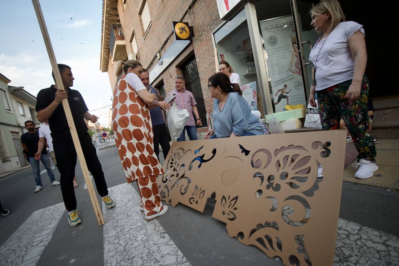 Las alfombras de sal de Alquerías, en imágenes