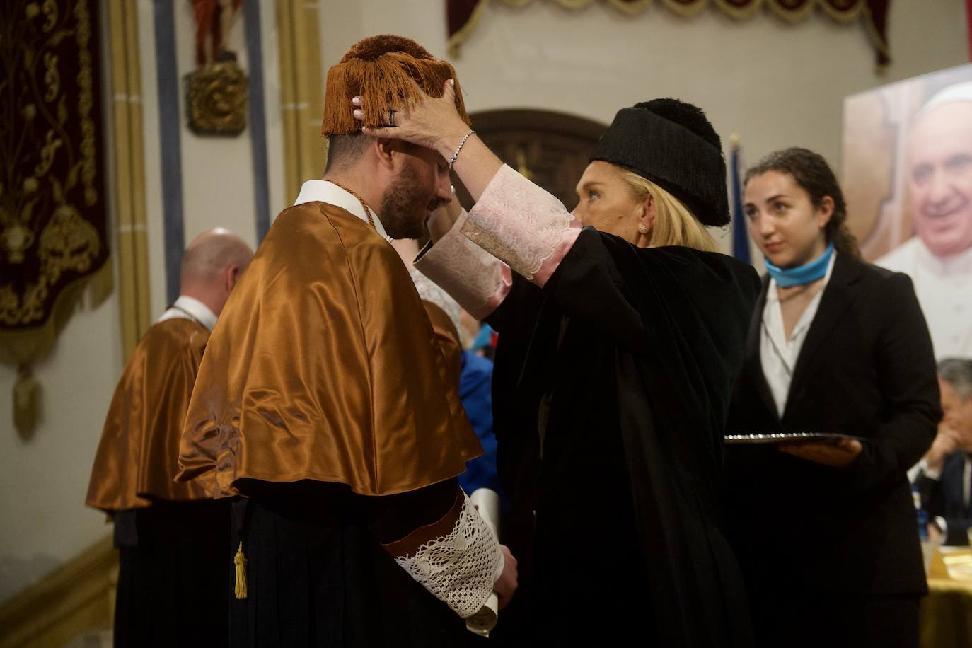El acto de la UCAM por el día de San Antonio, en imágenes