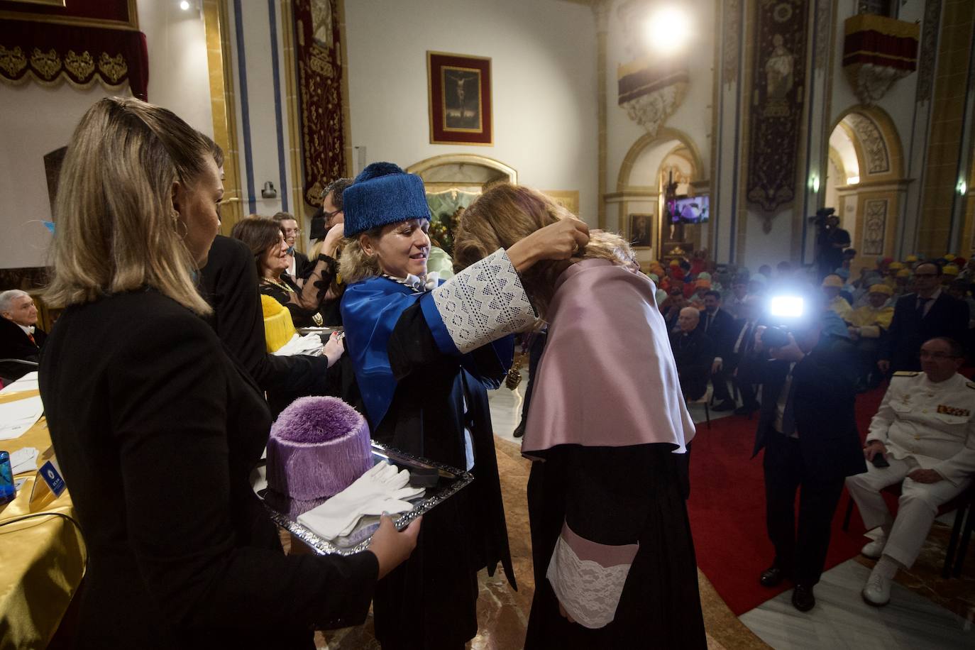 El acto de la UCAM por el día de San Antonio, en imágenes