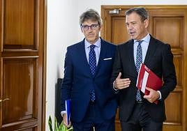 Luis Alberto Marín y Marcos Ortuño, en una foto de archivo.