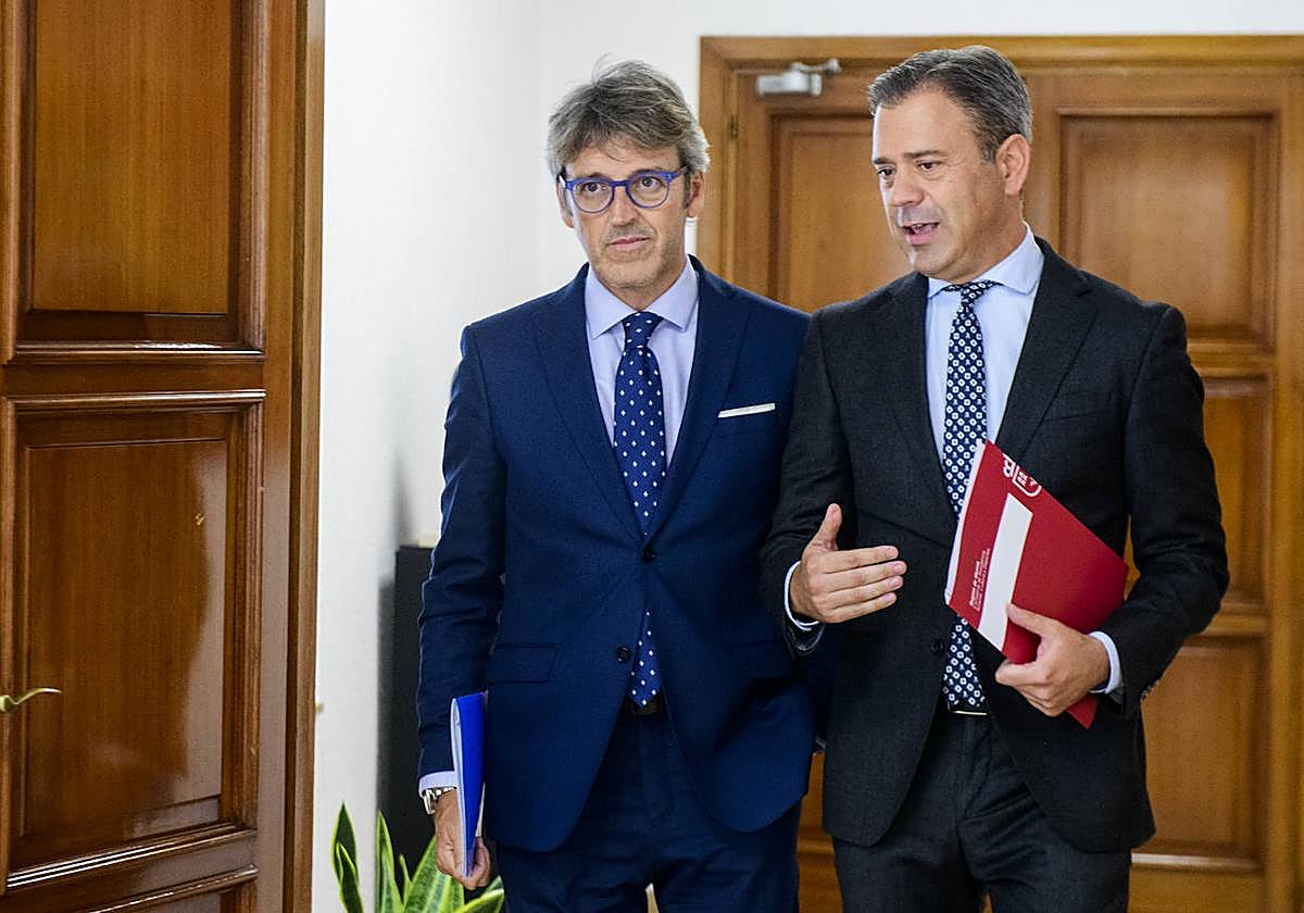 Luis Alberto Marín y Marcos Ortuño, en una foto de archivo.