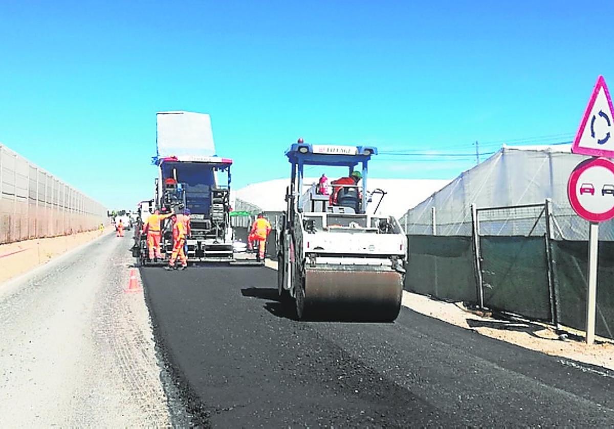 Las obras de la RM-F25 de en San Pedro afrontan su recta final | La Verdad
