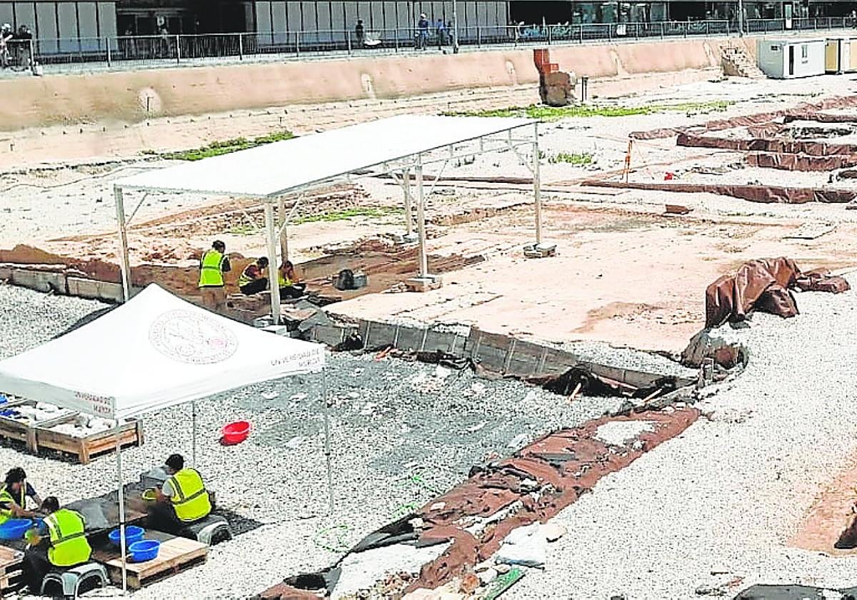 Yacimiento de San Esteban, en Murcia.