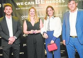 Darío García, Almudena Abellán, Silvia Navarro y Jesús Mora.