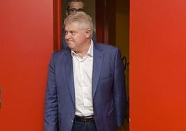 Vélez, en la sede del PSRM, en una imagen de archivo.