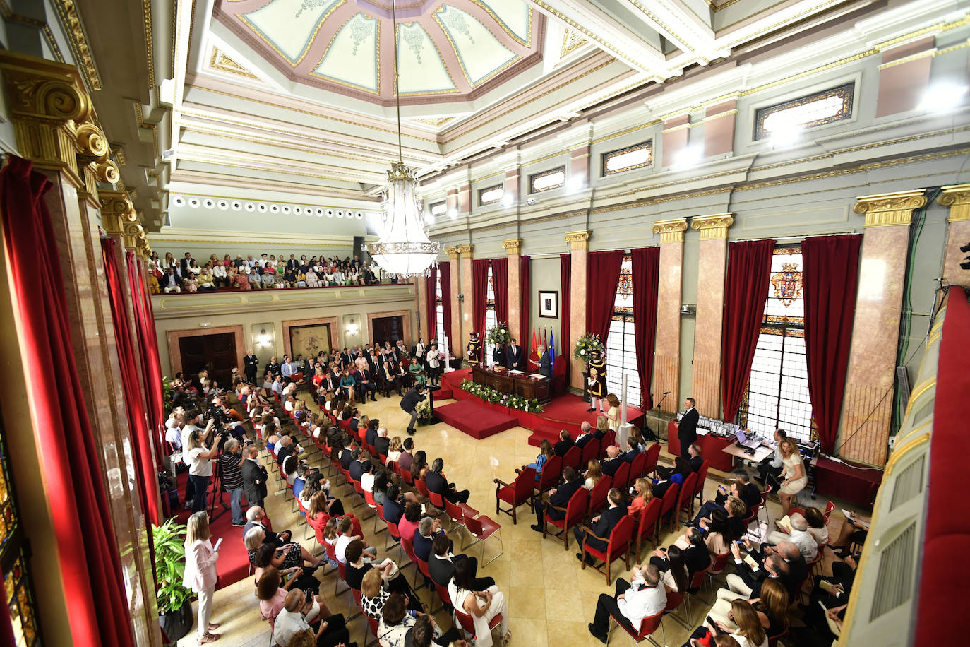 José Ballesta recupera el bastón de mando del Ayuntamiento de Murcia