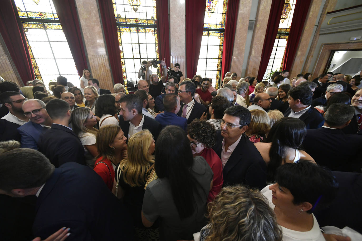 José Ballesta recupera el bastón de mando del Ayuntamiento de Murcia