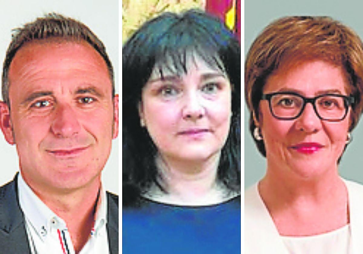 Tomás Baño, María del Mar Hernández y Leonor Hernández.