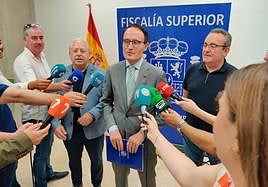 José Luis Díaz Manzanera, este lunes por la mañana.