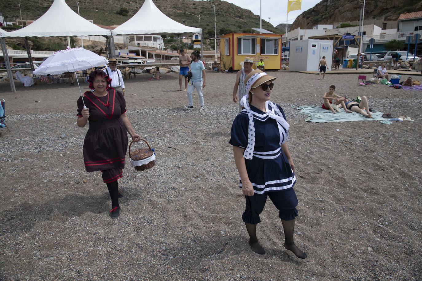Los modernistas recuperan los baños de época en El Portús
