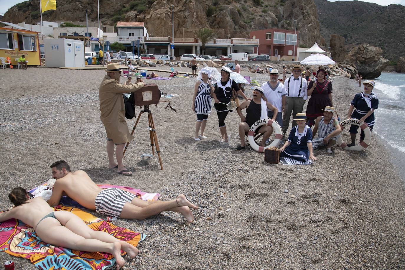 Los modernistas recuperan los baños de época en El Portús