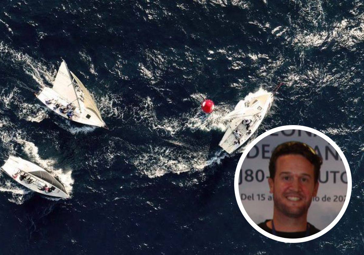 El 'Dorsia Covirán', encabeza, en un viraje en una de las jornadas del Nacional de J80.