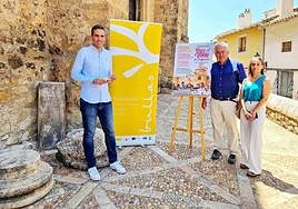 José Santiago Villa y Francisco Carreño durante la presentación de la actividad, en el Museo Arqueológico.