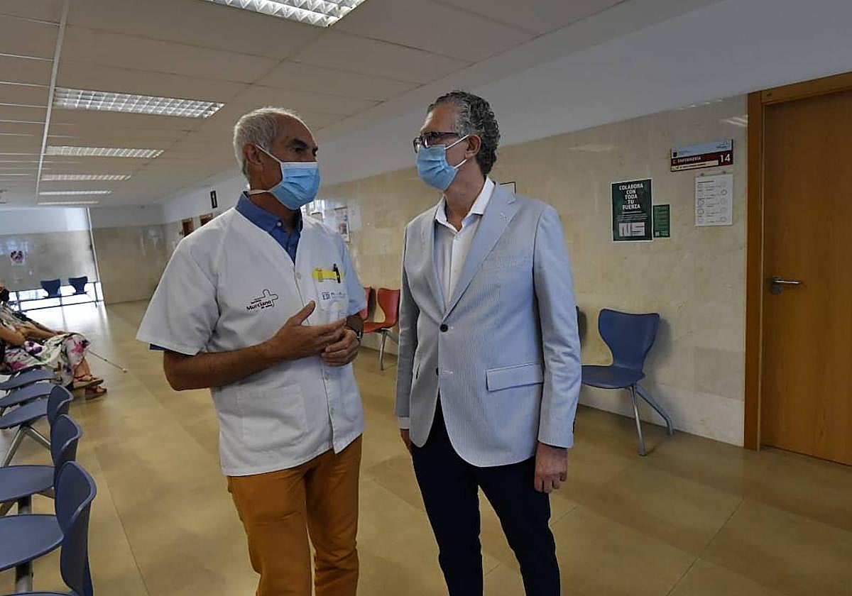 El consejero de Salud, Juan José Pedreño, este miércoles.