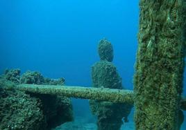 La curiosa figura de Buda que se esconde en las profundidades de Cabo de Palos.