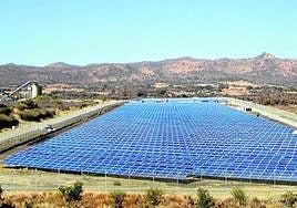 Imagen de archivo de una planta fotovoltaica.