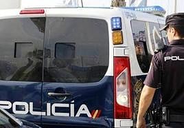 Un agente de la Policía Nacional, en una imagen de archivo.