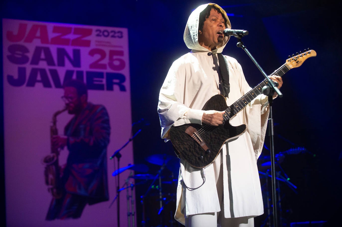 El concierto de Djavan en el Festival Internacional de Jazz de San Javier, en imágenes