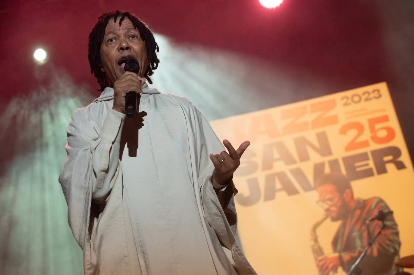 El concierto de Djavan en el Festival Internacional de Jazz de San Javier, en imágenes