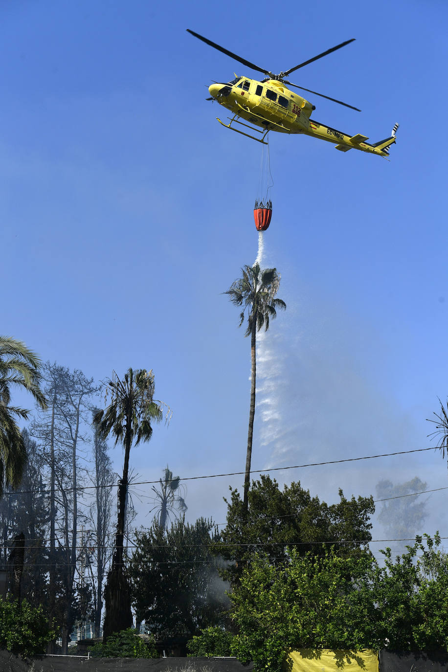 Un incendio en el poblado chabolista de La Fica alerta a los bomberos