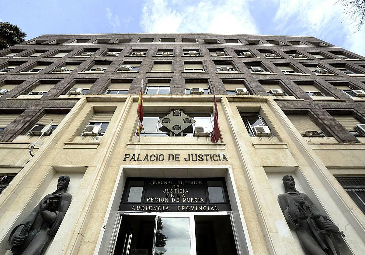 Palacio de Justicia de la Región de Murcia, en una fotografía de archivo.