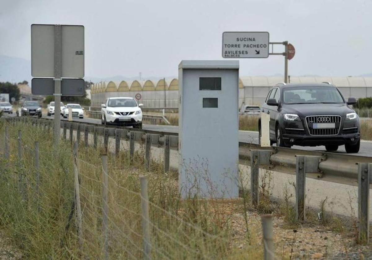 Radar de la autovía del Mar Menor.