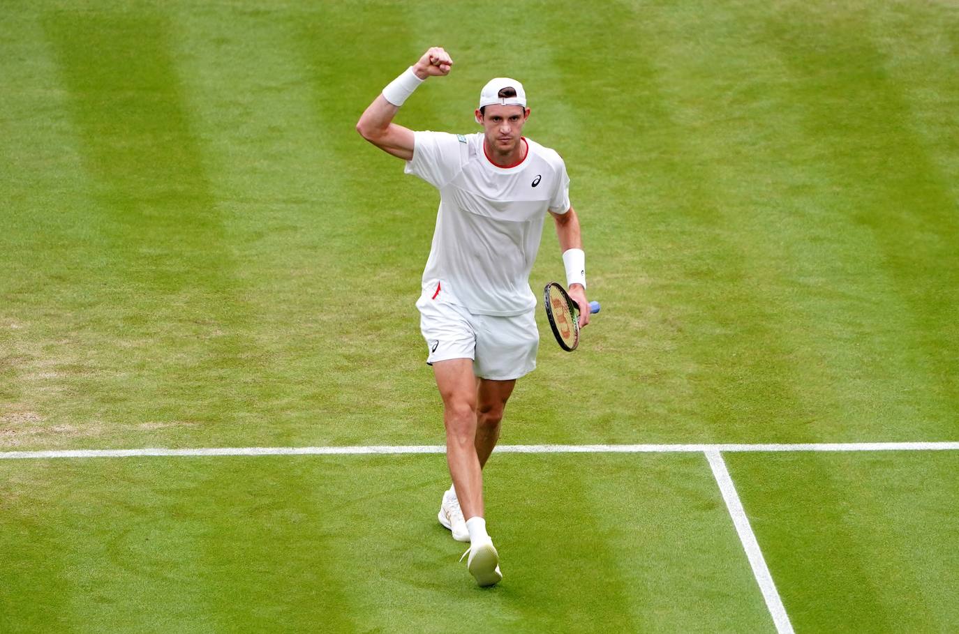 El partido entre Carlos Alcaraz y Jarry en Wimbledon, en imágenes