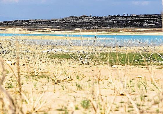 El embalse de La Pedrera, perteneciente a la cuenca hidrográfica del Segura y ubicado en Orihuela.