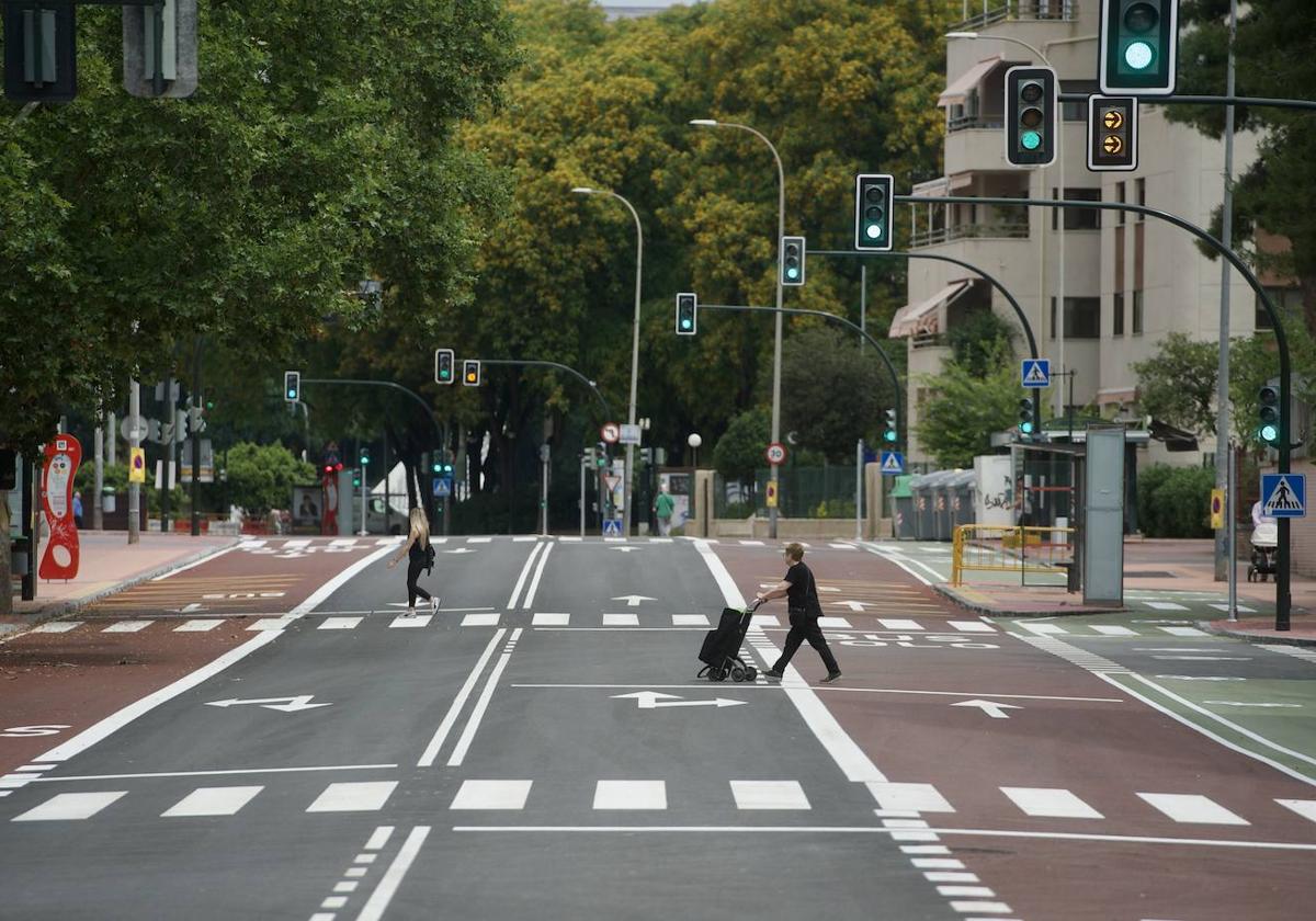 La avenida Pío Baroja, en una foto reciente tras su remodelación.