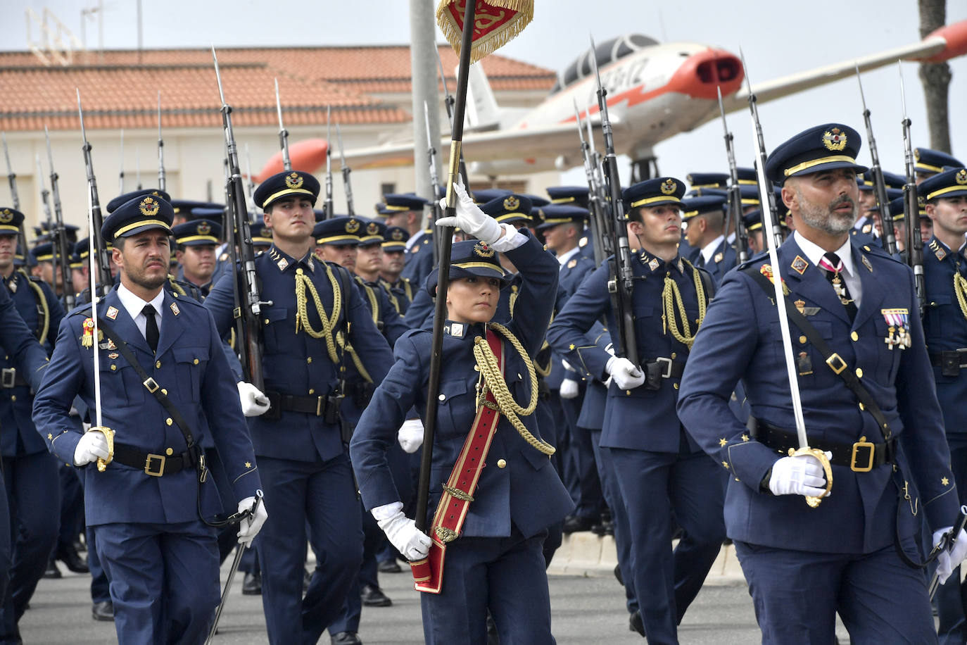 Visita de Felipe VI a la Academia General del Aire, en imágenes