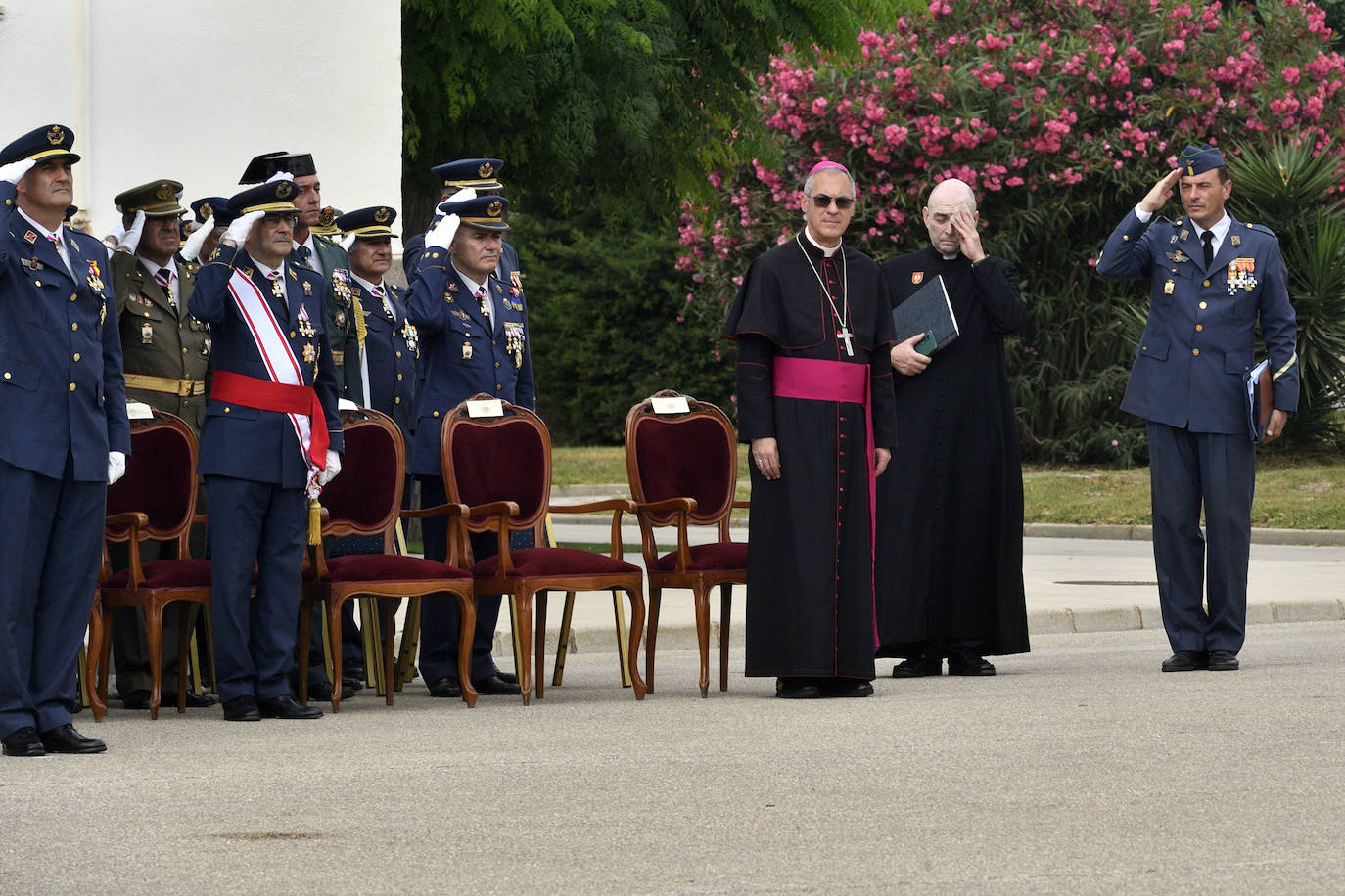 Visita de Felipe VI a la Academia General del Aire, en imágenes