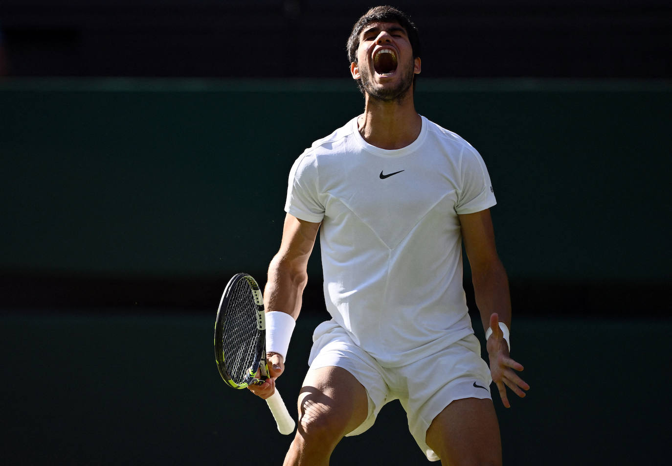 Las imágenes del partido Alcaraz-Rune en Wimbledon