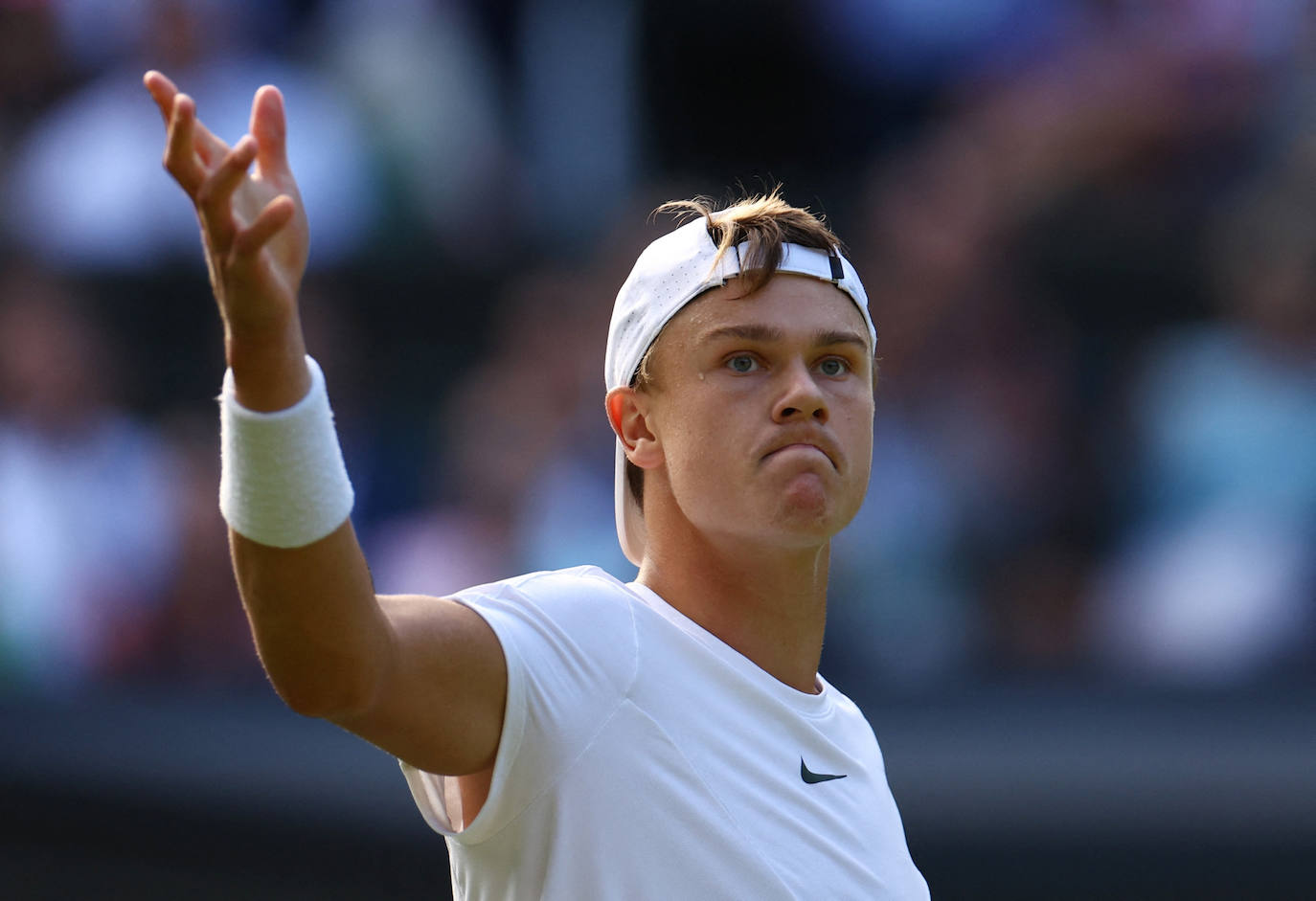 Las imágenes del partido Alcaraz-Rune en Wimbledon