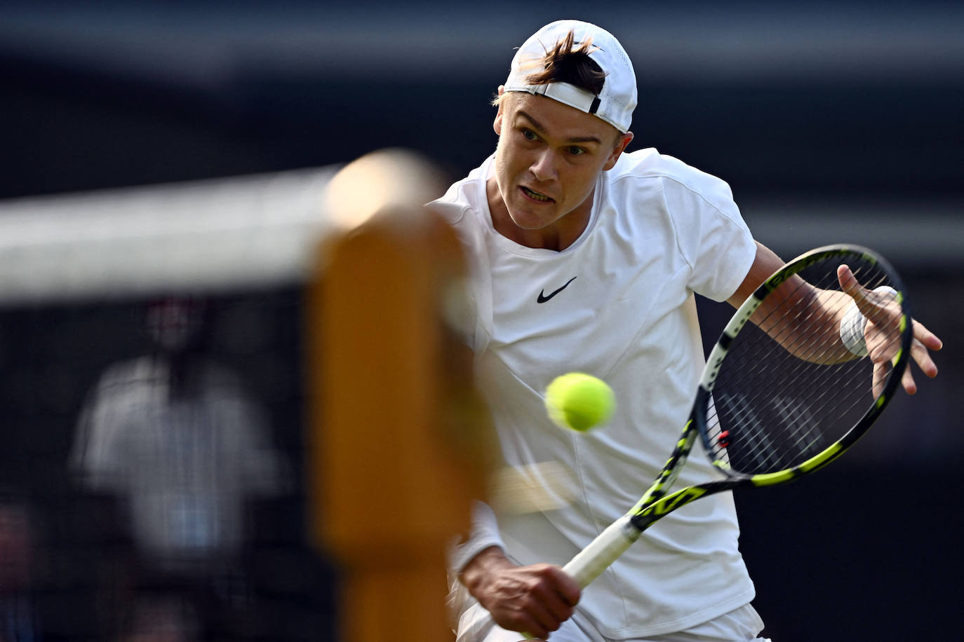 Las imágenes del partido Alcaraz-Rune en Wimbledon