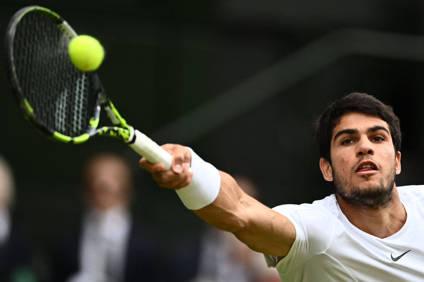 Las imágenes del partido Alcaraz-Rune en Wimbledon