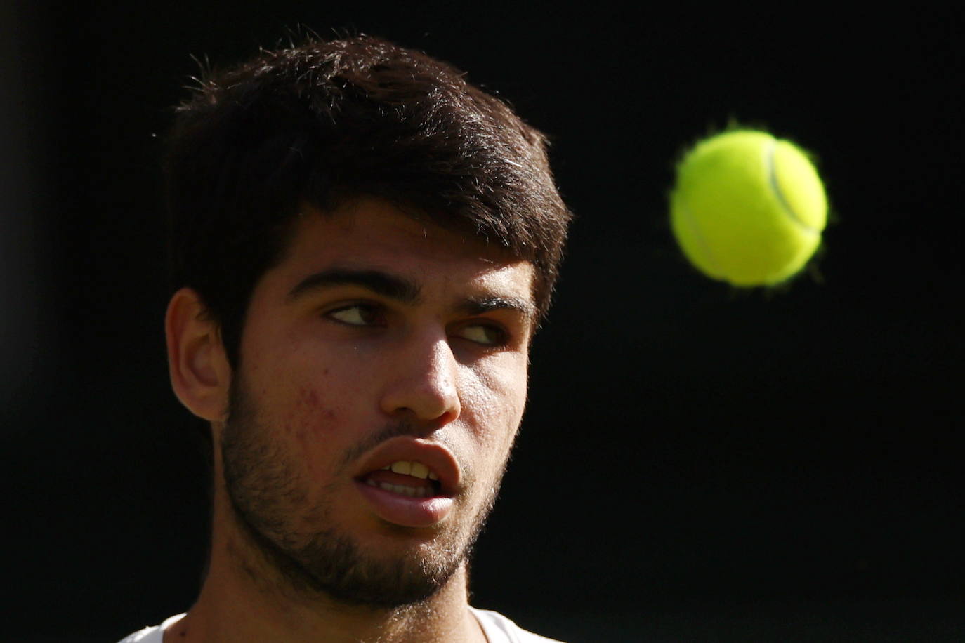 Las imágenes del partido Alcaraz-Rune en Wimbledon