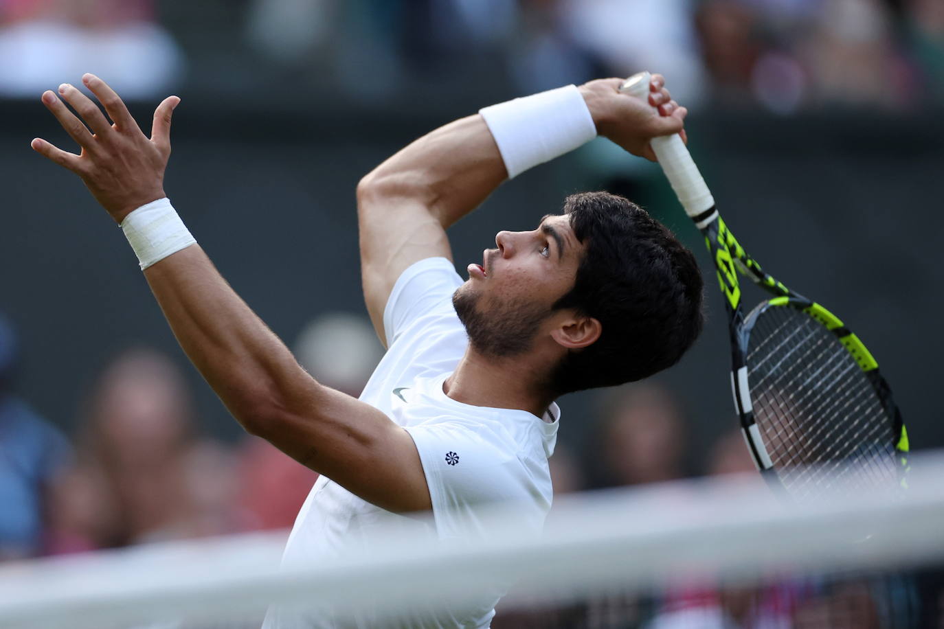 Las imágenes del partido Alcaraz-Rune en Wimbledon