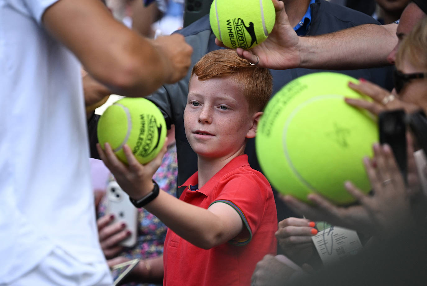 Las imágenes del partido Alcaraz-Rune en Wimbledon