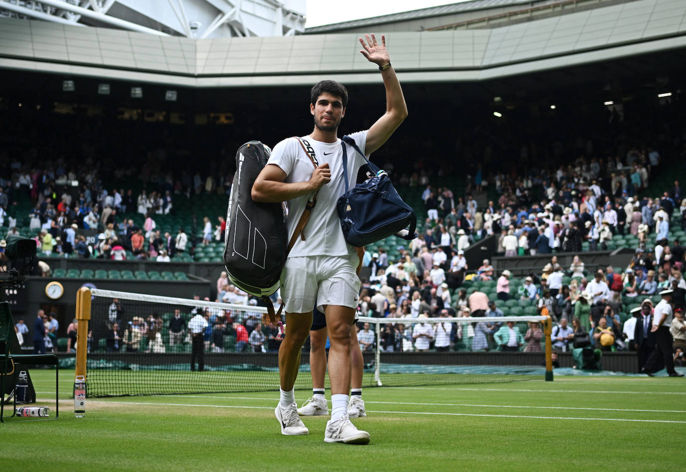 Las imágenes del partido Alcaraz-Rune en Wimbledon