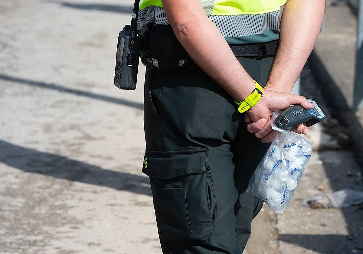 Un control de alcoholemia, en una imagen de archivo.