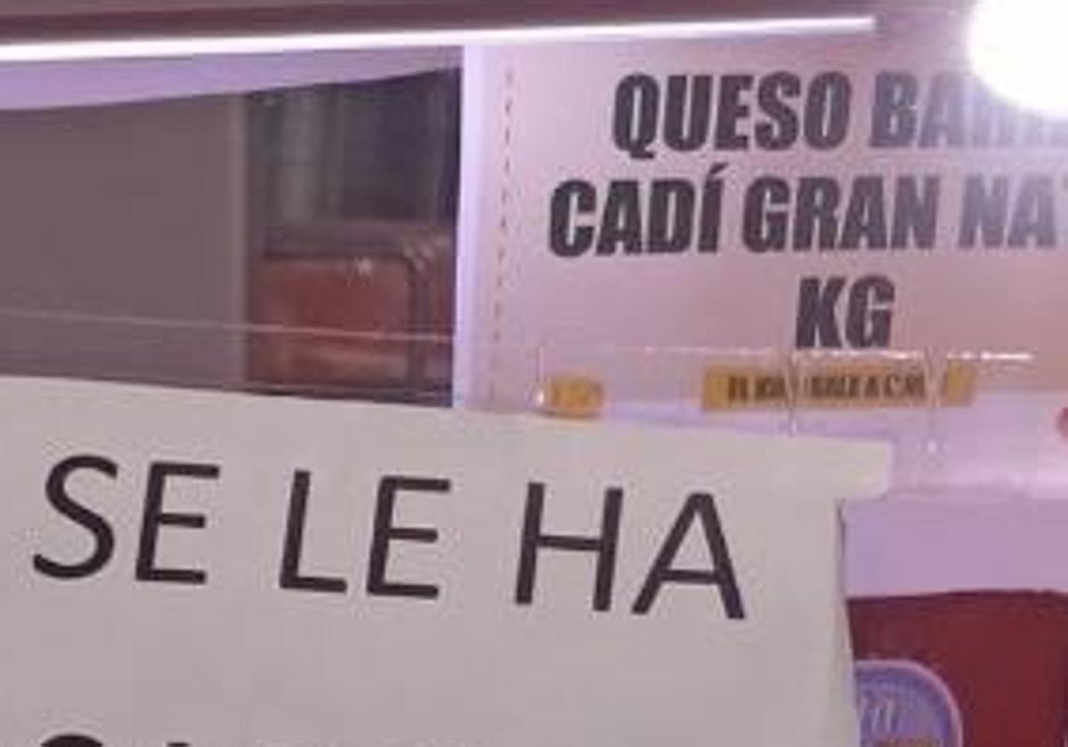 El divertido cartel de una carnicería de Murcia que está circulando por las redes.