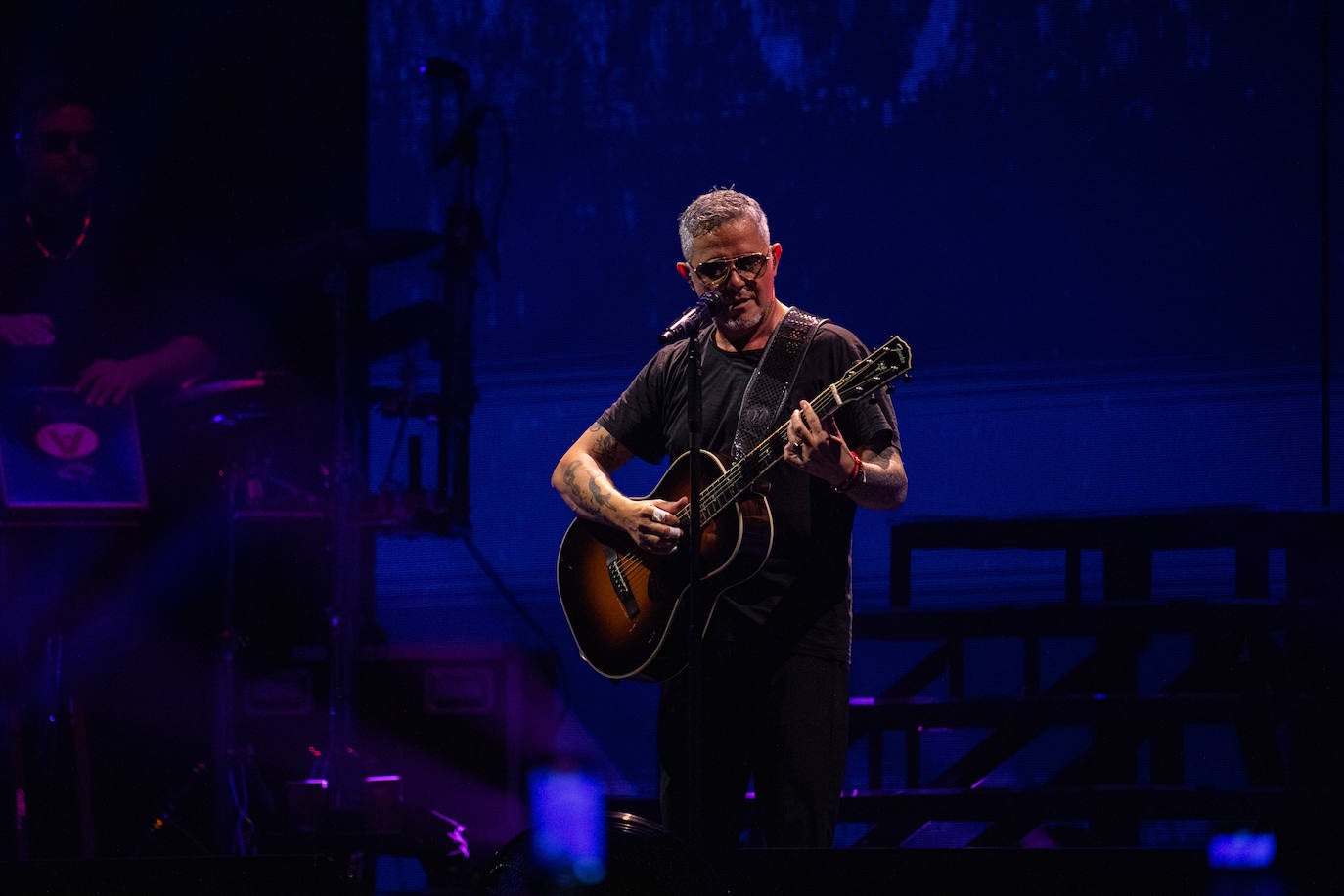 El concierto de Alejandro Sanz en Murcia, en imágenes