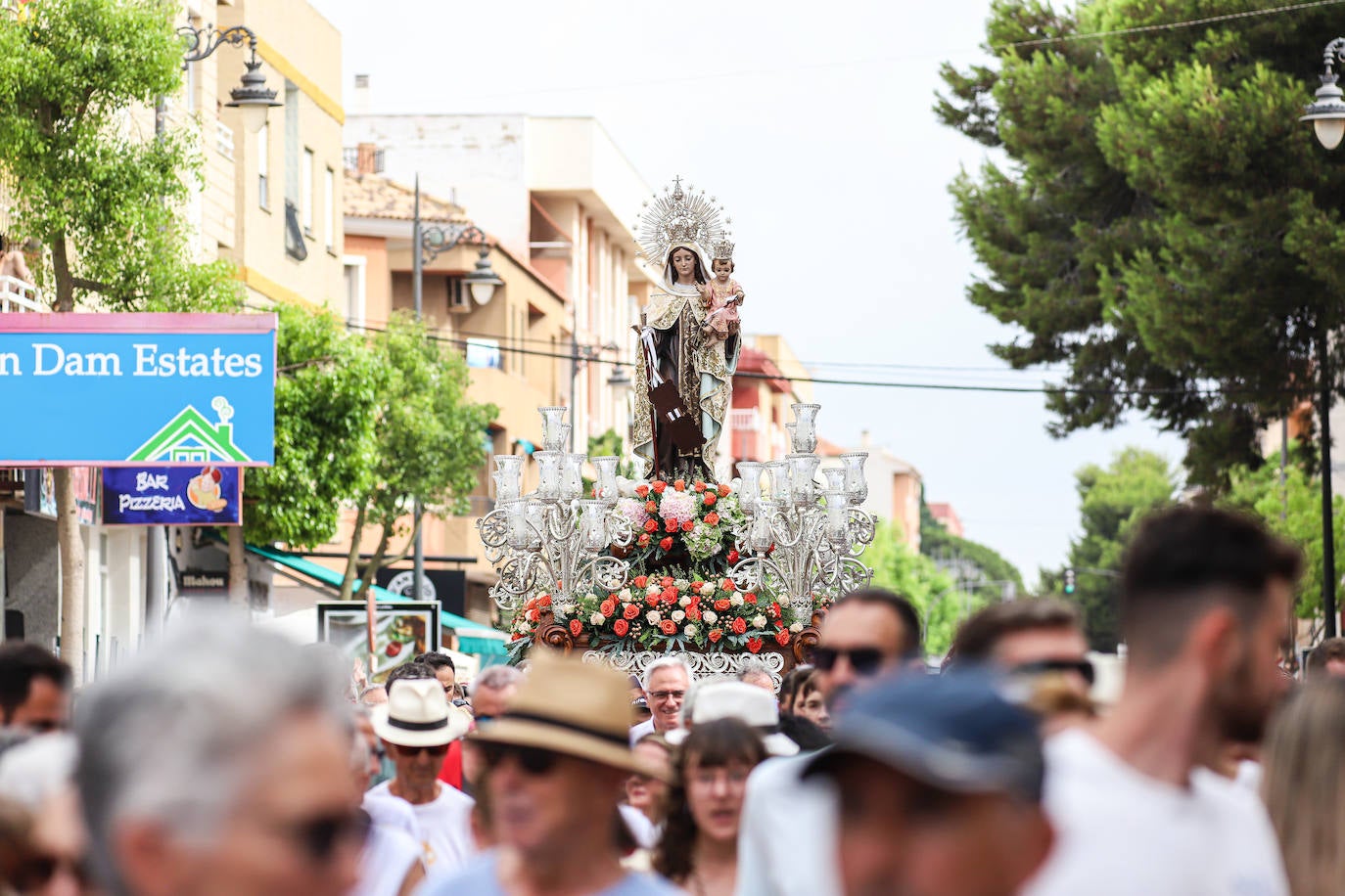 Procesión marítima de la Virgen del Carmen en Lo Pagán, en imágenes