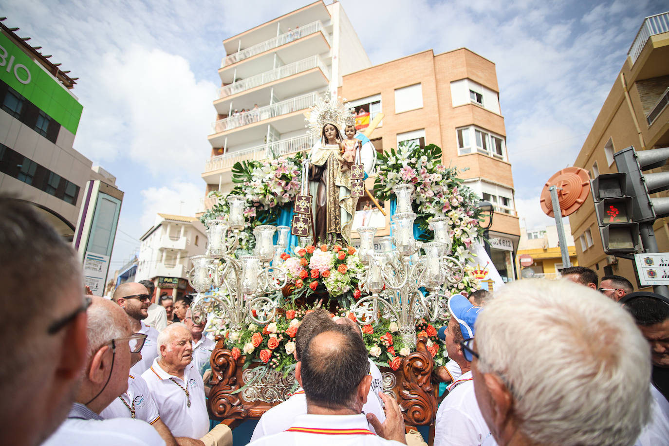 Procesión marítima de la Virgen del Carmen en Lo Pagán, en imágenes