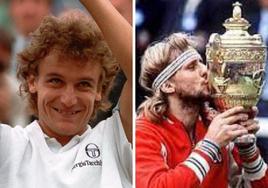 Mats Wilander y Björn Borg