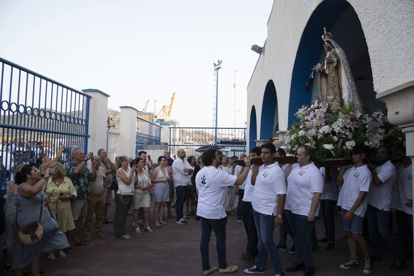 Procesión marinera de la Virgen del Carmen en Cartagena