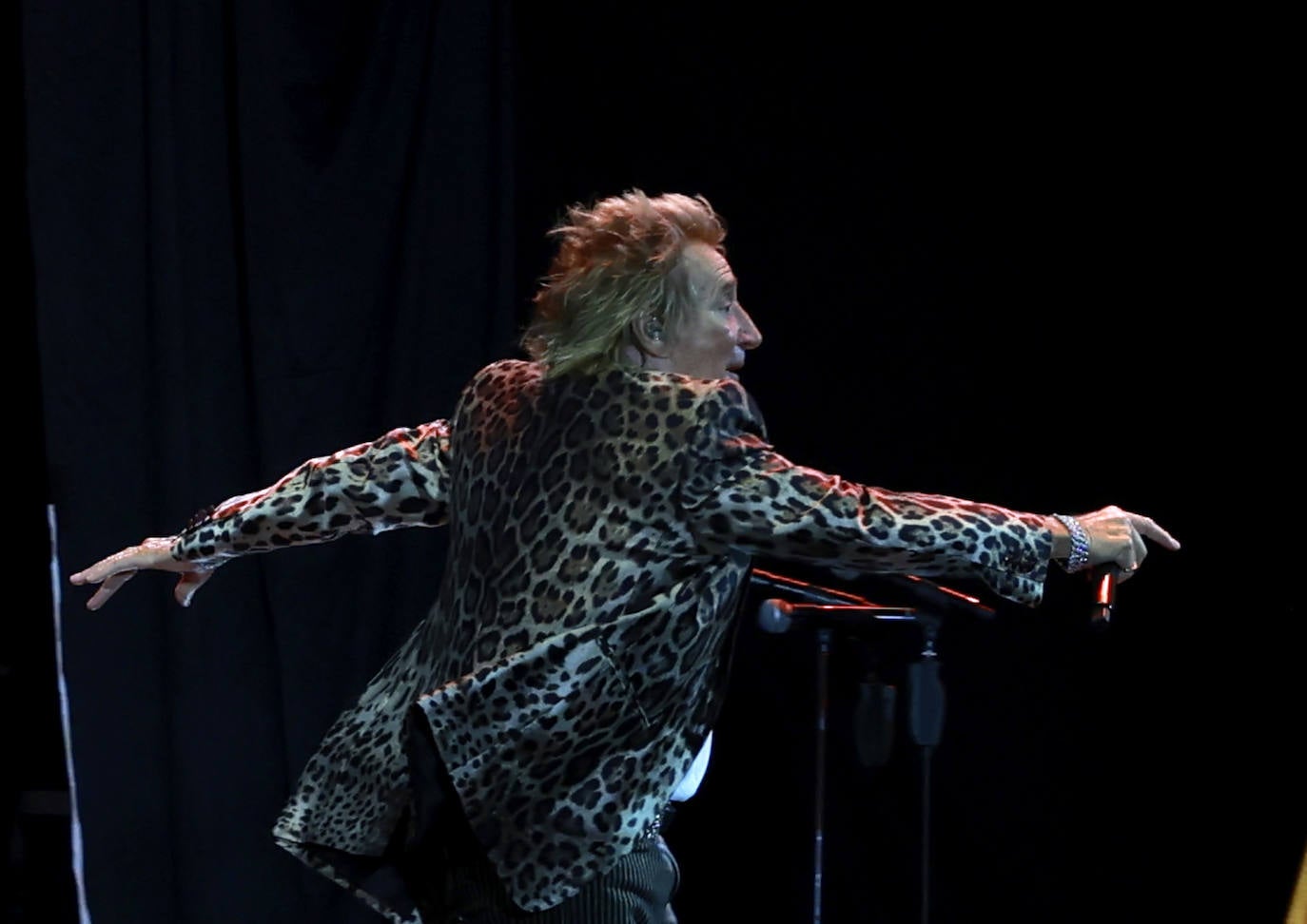 Las imágenes del concierto de Rod Stewart en Murcia