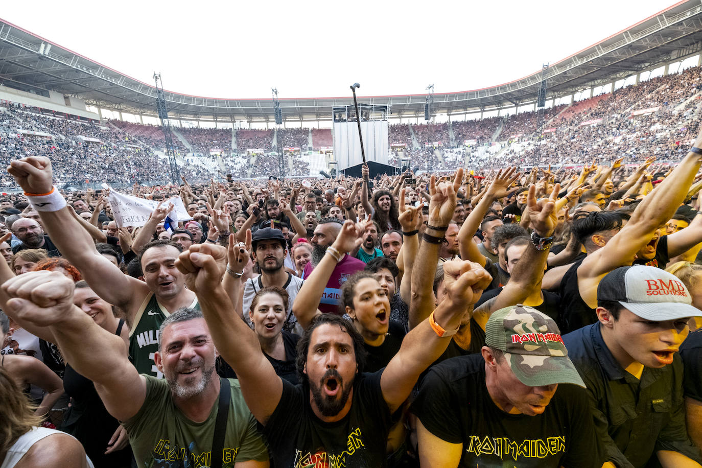 Las imágenes del concierto de Iron Maiden en Murcia